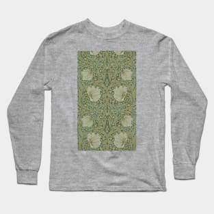 Pimpernel by William Morris, Vintage Textile Art Long Sleeve T-Shirt